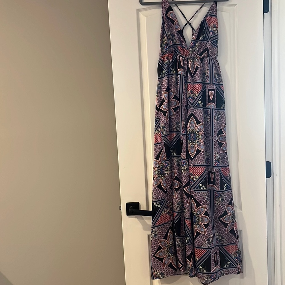 Silk jumpsuit size medium